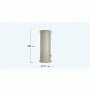Récupérateur d'eau colonne romaine cylindrique sable 1000 l