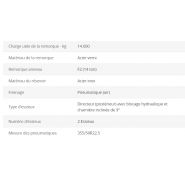Remorque agricole Vendrame charge 14 000 kg avec cuve inox