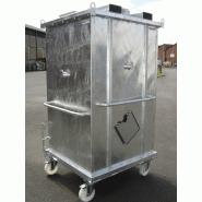 Benne à fond ouvrant (BAFO) - 1500 litres - Fabrication française - Finition laquée et multiples options_4