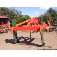 Décompacteur agricole configurable avec roues de terrage et socs au carbure