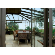 Véranda victorienne sur mesure en acier - Style ancien - Eléments décoratifs en fer forgé_4