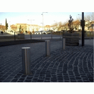 Borne amovible Andria en inox - 4 hauteurs et 9 diamètres au choix - Clé ergot en option_4