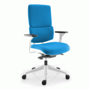 Fauteuil de bureau Wi Max avec coque blanche - Sokoa. - Non, Bleu Turquoise_4