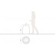 003342 - Poubelle publique Kobe - Komserwis - 45L - Hauteur 65 cm - Diamètre 57 cm_4