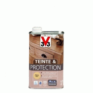 Teinte et protection V33 - 0.5 l - chêne clair mat - pour boiseries intérieures_4