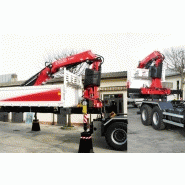 Grue auxiliaire Fassi F365A e-dynamic - Capacité de levage jusqu’à 34,1 tm - Bras hydraulique jusqu’à 26,70 m avec jib - Version dynamic avec bielle et rotation jusqu’à 400°_4