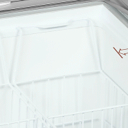 Congélateur vitré de crème glacée IC551SCEB (540 / 481) blanc TEFCOLD_4