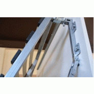 Lit escamotable Lutecia avec étagère pour rangement