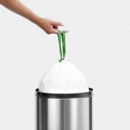 Sacs poubelle PerfectFit -Code G (23-30 litres) Brabantia, 6 Rouleaux de 20 sacs - Résistants et pratiques_4