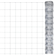 Vidaxl clôture de jardin acier galvanisé 50x1 m argenté 149512_4