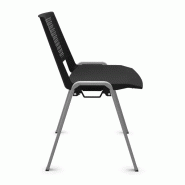 Chaise visiteur empilable So Caserte - P01, Kit d'accroche AC57, Kit tablette avec 1 accoudoir So Caserte_4