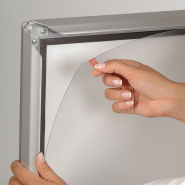 Panneau A1 (84 x 59.4 cm) à ressorts - Base métallique gris - Réf : 215320 - Étanche et résistant pour utilisation extérieure_4