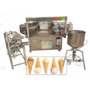 Machine électrique de cornet de crème glacée en gaufre - Henan Gelgoog - capacité 500-800pcs/h - acier inoxydable et certification CE_4