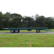 Remorque agricole robuste avec charge utile de 15500 kg