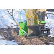 Grappin coupeur forestier bi300 - omef-group srl - prise min du tronc 60 mm - ouverture de coupe 280 et 300 mm_4