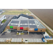 Bâtiment commercial photovoltaïque - 224 panneaux - 700m² - 99 kWc_4