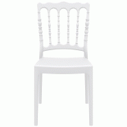 Chaise de reception Napoleon blanche - BLANC_4