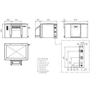 Mar 109 split co2 machine à glace en écailles sans groupe - scodif scotsman - 820kg/24 h_4
