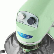 Mixer planétaire - 7 L - jusqu'à 2 kg de pâte - vert | Maxima - 09300153_4