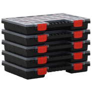 Vidaxl boîtes d'assortiment 5 pcs 34,5x25x5 cm polypropylène 152094_4