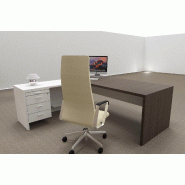 Bureau d'angle T45 avec caisson - Quadrifoglio. - 200, Gauche, Eucalyptus 53_0