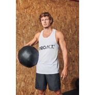 Débardeur triblend homme PROACT - Réf: PA446 - 50% polyester, 25% coton, 25% viscose - 130 g/m²_4