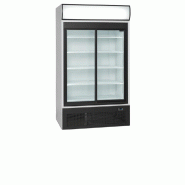 Vitrine réfrigérée FSC - 2 ou 3 portes avec caisson lumineux - Extérieur blanc ou noir - Référence FSC1950S_4