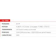 TGF 9900 - Tracteur agricole Antonio Carraro - Ultra bas, roues arrière grandes, capacité 2400 kg_4