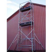 Échafaudage pliant en aluminium ULTRALU PROPLI - hauteur de travail de 2,65 m à 6,65 m - compact et montage facile_4