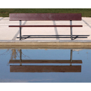 Banc public Cantábrico UM381 - piètement en fonte ductile traité anticorrosion avec lattes en bois tropical_4