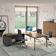 Bureau d'angle  design, durable  : un symbole d'élégance  et de modernité dans l'aménagement des espaces professionnels_4