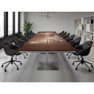 Table de réunion contemporaine et lumineuse - HAN - Élégante, personnalisable et durable_4