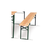 Banc métallique à piètements - Différents formats et dimensions - Modèles pliants, avec patères ou tubes ronds/carrés_4