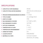 Magy-ul - Purgeurs capacitifs à détection de niveau - JORC Industrial - Évacuation maximale 200 litres de condensat/h_4