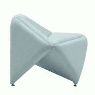 Fauteuil en tissu Fold- Softline - Feld Bleu clair_4