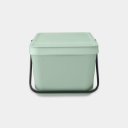 Poubelle empilable Brabantia - Jade Green - 20L - White - Polyvalente et écologique_4