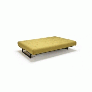 Canapé clic-clac convertible Innovation Living Fraction - Lit 140x200 cm - Capitonné tissu Soft Mustard Flower_4