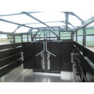 Remorque bétail 7,50m avec revêtement caoutchouc