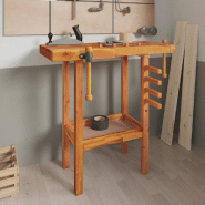 Vidaxl établi avec étaux 92x48x83 cm bois massif d'acacia 153319_4