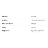 Tvpgui-95-p - trémie pyramidale vanne guillotine - kit-bag - entraxe : 950 mm