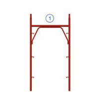 Échafaudage à pivots - cadres préfabriqués - charge maxi. 30kN/m2 - GBM_4