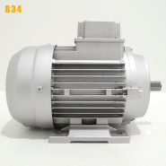 Moteur électrique triphasé 230/400V - 1,5 kW - 1500 tr/min - ALMO MH390L4B34 - Aluminium - Bride B34_4