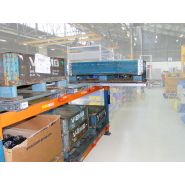 Tiroir à palette avec façade ajustable