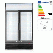 Armoire réfrigérée avec caisson lumineux 2portes vitrées 618L ARKTIC HENDI_4
