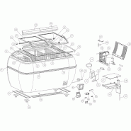 Réfrigérateur / congélateur de supermarché 334 L - Blanc | Tefcold - TWINHEAD-CF_4