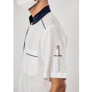 Veste de cuisine mixte - modèle Cagnes - manches courtes ou longues - personnalisable - Made in France_5