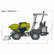 Engin industriel avec hauteur de chargement de 1380 mm