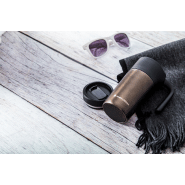 Mug thermos en inox - 330 ml - ouverture par glissière et poignée - livré en boîte cadeau noire_4