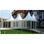 Tente Pagode carrée élégante à Toiture Pointue pour événements - HTS TENTIQ GMBH_4