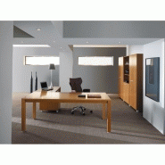 Bureau directionnel Kalos avec plateau design en ébénisterie